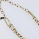 Salvatore Ferragamo Choker Necklace Metal 3 Set Gold Tone Auth SW2871-15