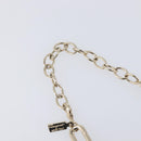 Salvatore Ferragamo Choker Necklace Metal 3 Set Gold Tone Auth SW2871-16