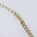 Salvatore Ferragamo Choker Necklace Metal 3 Set Gold Tone Auth SW2871-17