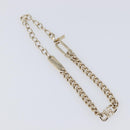 Salvatore Ferragamo Choker Necklace Metal 3 Set Gold Tone Auth SW2871-18