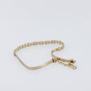 Salvatore Ferragamo Choker Necklace Metal 3 Set Gold Tone Auth SW2871-24