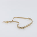 Salvatore Ferragamo Choker Necklace Metal 3 Set Gold Tone Auth SW2871-26