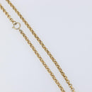 Salvatore Ferragamo Choker Necklace Metal 3 Set Gold Tone Auth SW2871-5