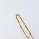 Salvatore Ferragamo Choker Necklace Metal 3 Set Gold Tone Auth SW2871-6