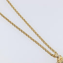 Salvatore Ferragamo Choker Necklace Metal 3 Set Gold Tone Auth SW2871-9