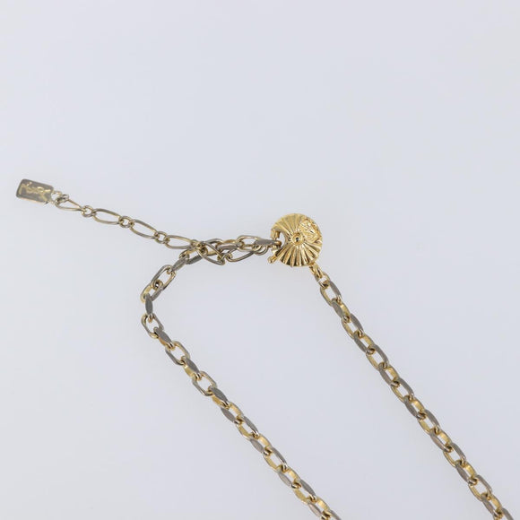 Salvatore Ferragamo Givenchy Saint Laurent Celine Necklace 5 Set Auth SW2872
