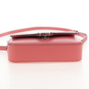 GUCCI Double G Chain Shoulder Bag Leather Pink Silver 739722 Auth SW2873SAM-11