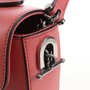GUCCI Double G Chain Shoulder Bag Leather Pink Silver 739722 Auth SW2873SAM-16