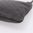 GUCCI GuccissimaGG Shoulder Bag Leather Dark Brown Gold Tone 201538 Auth SW2875V-16