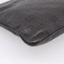 GUCCI GuccissimaGG Shoulder Bag Leather Dark Brown Gold Tone 201538 Auth SW2875V-17