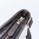 GUCCI GuccissimaGG Shoulder Bag Leather Dark Brown Gold Tone 201538 Auth SW2875V-19
