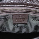 GUCCI GuccissimaGG Shoulder Bag Leather Dark Brown Gold Tone 201538 Auth SW2875V-20