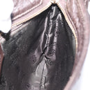 GUCCI GuccissimaGG Shoulder Bag Leather Dark Brown Gold Tone 201538 Auth SW2875V-21