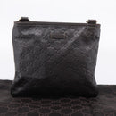 GUCCI GuccissimaGG Shoulder Bag Leather Dark Brown Gold Tone 201538 Auth SW2875V-12