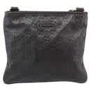 GUCCI GuccissimaGG Shoulder Bag Leather Dark Brown Gold Tone 201538 Auth SW2875V-13