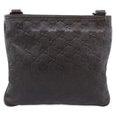 GUCCI GuccissimaGG Shoulder Bag Leather Dark Brown Gold Tone 201538 Auth SW2875V-2