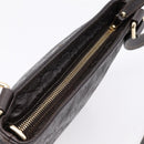 GUCCI GuccissimaGG Shoulder Bag Leather Dark Brown Gold Tone 201538 Auth SW2875V-6