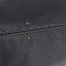 Chloe Paddington Hand Bag Leather Black Gold Tone Auth SW2877V-10