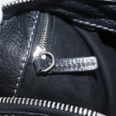 Chloe Paddington Hand Bag Leather Black Gold Tone Auth SW2877V-26