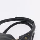 Chloe Paddington Hand Bag Leather Black Gold Tone Auth SW2877V-8