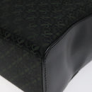 LOEWE Hand Bag Nylon Green Gold Auth sw288-9