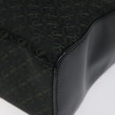 LOEWE Hand Bag Nylon Green Gold Auth sw288-15