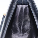 LOEWE Hand Bag Nylon Green Gold Auth sw288-18