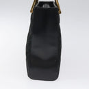 LOEWE Hand Bag Nylon Green Gold Auth sw288-3