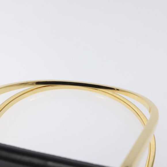 LOEWE Hand Bag Nylon Green Gold Auth sw288