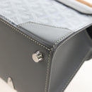 Goyard Herringbone Saigon Mini Hand Bag PVC Leather 2way Gray Auth SW2884SM-18