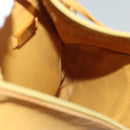 LOEWE Anagram Shoulder Bag Leather Yellow Gold Auth sw289-19