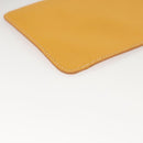 LOEWE Anagram Shoulder Bag Leather Yellow Gold Auth sw289-27