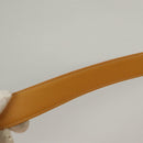 LOEWE Anagram Shoulder Bag Leather Yellow Gold Auth sw289-8