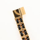 CHANEL Premiere Watches Metal Gold Tone Black CC Auth SW2895SAM-19