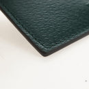 GUCCI Card Case Playing Cards Set Leather Paper Silver Green 700469 Auth SW2901M-8
