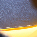 Goyard Herringbone Sena Mini Pouch PVC Leather Navy Auth SW2902SM-14
