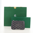 Goyard Herringbone Sena Mini Pouch PVC Leather Navy Auth SW2902SM-20