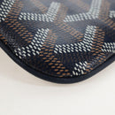 Goyard Herringbone Sena Mini Pouch PVC Leather Navy Auth SW2902SM-8