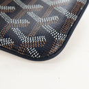 Goyard Herringbone Sena Mini Pouch PVC Leather Navy Auth SW2902SM-9