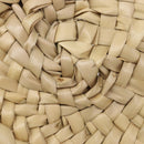 LOEWE Ghibli Soot Sprites Basket Small Hand Bag Raffia Beige Black Auth SW2904SM-15