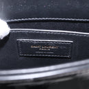 Saint Laurent Hand Bag Patent 2way Black 715201 Auth SW2907M-12
