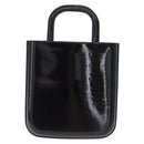 Saint Laurent Hand Bag Patent 2way Black 715201 Auth SW2907M-3
