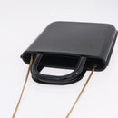 Saint Laurent Hand Bag Patent 2way Black 715201 Auth SW2907M-6