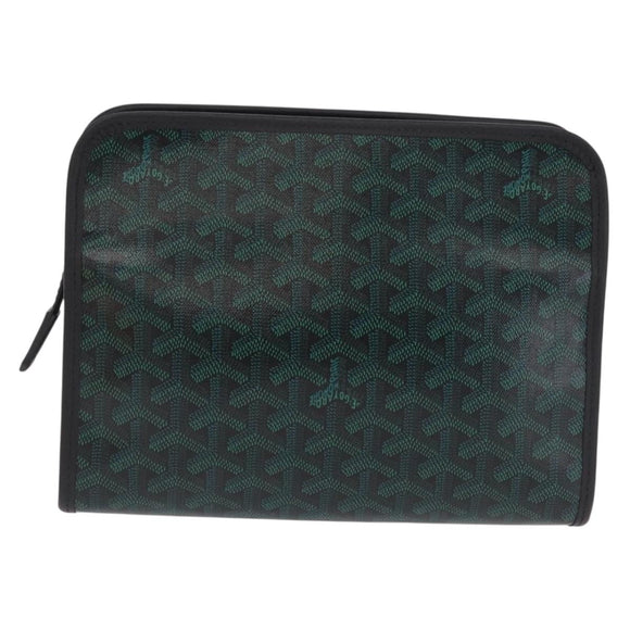 Goyard Herringbone Juvans MM Bag Limited Color of 2026 Evergreen Auth SW2909SM
