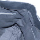 Salvatore Ferragamo Cut Out Tote Bag Leather Black Silver Auth SW2910M-17