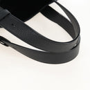 Salvatore Ferragamo Cut Out Tote Bag Leather Black Silver Auth SW2910M-7