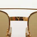 Cartier Santos Sunglasses Metal Gold Bordeaux Auth SW2911M-18