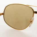 Cartier Santos Sunglasses Metal Gold Bordeaux Auth SW2911M-21