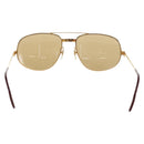Cartier Santos Sunglasses Metal Gold Bordeaux Auth SW2911M-3
