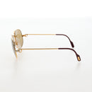 Cartier Santos Sunglasses Metal Gold Bordeaux Auth SW2911M-4